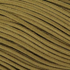 The Paracord Store | Type III 550 Paracord - 50 FT Hank, Coyote Brown | Heavy Duty 7 Strand Tactical Paracord - USA Made Nylon Outdoor Parachute Cord for Camping, Fishing & More - Survival Cord
