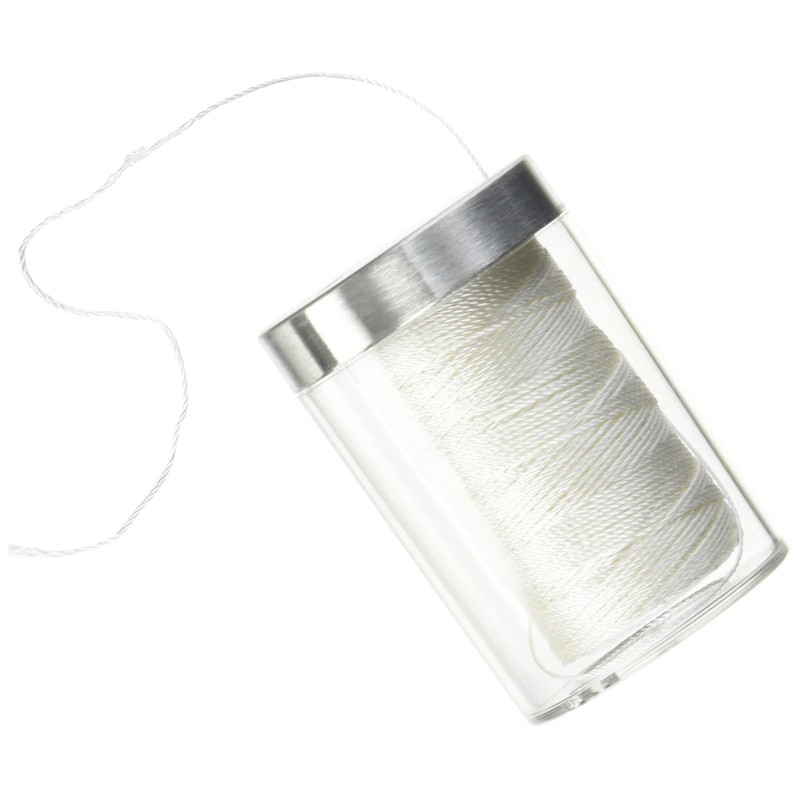 Ibili Kitchen String 6 m with Dispenser, Rayon, White/Transparent/Grey, 4