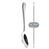 COM-FOUR® 12 x Stainless Steel Tea Spoons - Stylish Cutlery