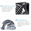 GDSTIME Fan 220 V Fan 12 V 120 x 38