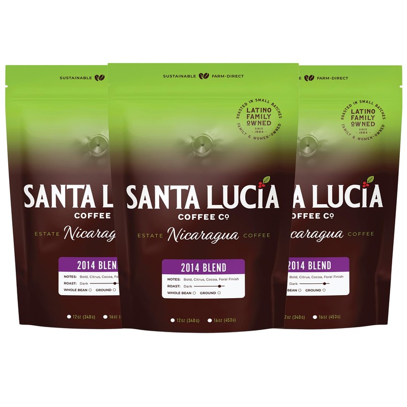 Specialty Volcanic Nicaraguan - 2014 Bold Dark Roast Coffee, Rich