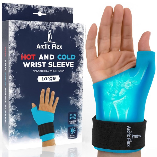 Arctic Flex Wrist Ice Pack Wrap - Extra Strength Hot