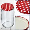 KADAX fi82 mm Screw Lid, Twist-Off Lid Set Made of
