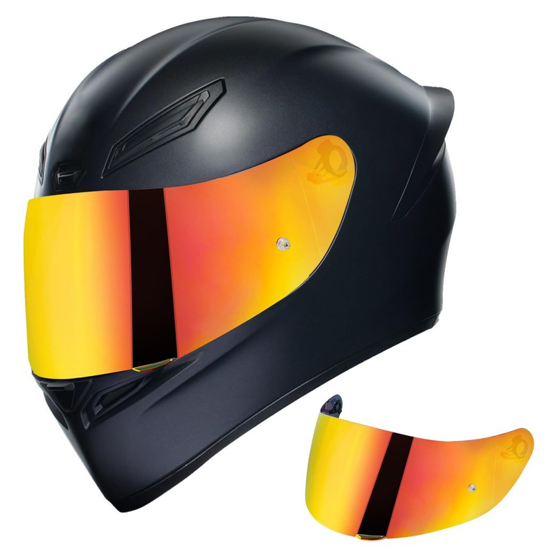 JQF Gear Helmet Visor Motorcycle Replacement Face Shield Visor for
