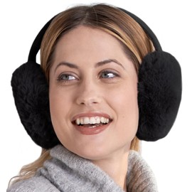Brook + Bay Ear Muffs Winter Women - Stay Warm with Winter Ear Muffs for Women - Adjustable Fluffy Folding Earmuffs - Fuzzy Faux Fur Earmuff Foldable - Women's Earmuffs