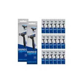 Dorco 도루코 트윈플러스 휴대용 면도기 10P x 20/휴대용면도기/STAR1 Dorco Twin Plus Portable Razor 10P x 20/Portable Razor/STAR1 [Dorco Twin Plus Portable Razor 10P x 20]