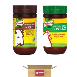 Granulated Bouillon, Variety Pack, Chicken Flavor and Beef Flavor, 32oz (Pack of 2)