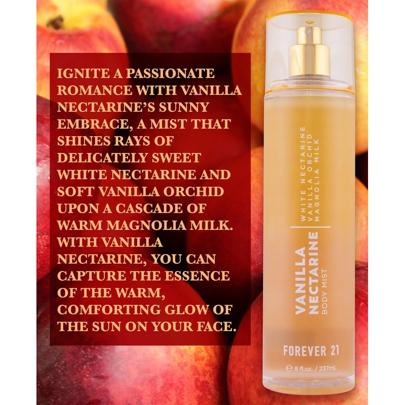Forever 21 Vanilla Nectarine Body Mist, 8 fl. oz.