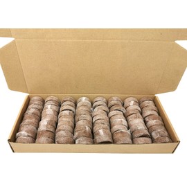 GREEN24 Coconut Swelling Tablets, Diameter 45 mm, Made by Jiffy Source Pots, Sowing Soil, Potting Soil, Coconut Tablet with Instructions (Diameter 45 mm, Pack of 72)