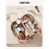 EACHY Travel Makeup Bag, Large Capacity Cosmetic Bags for Women,