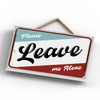 Global Designs Do Not Disturb Leave Me Alone Funny Hanging