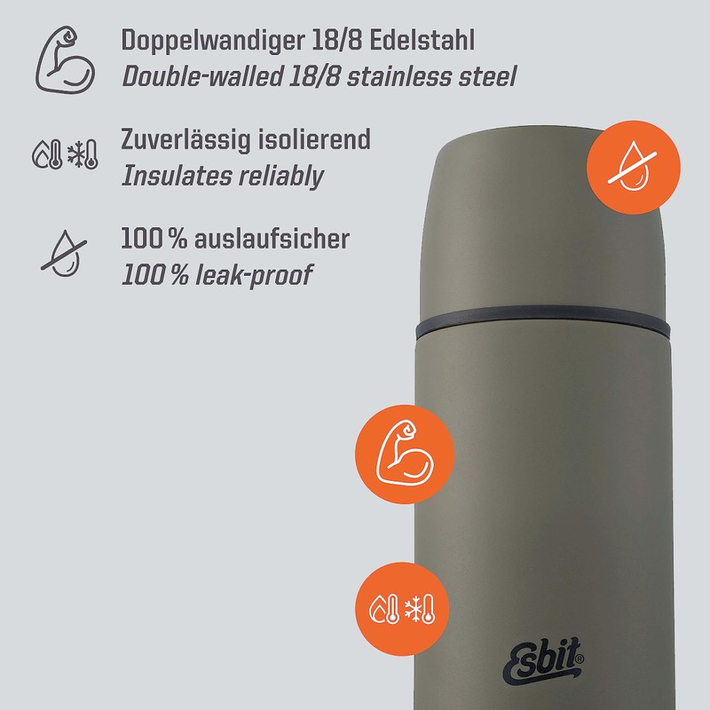 Esbit Classic Insulated Flask 500 ml - Thermos Flask for