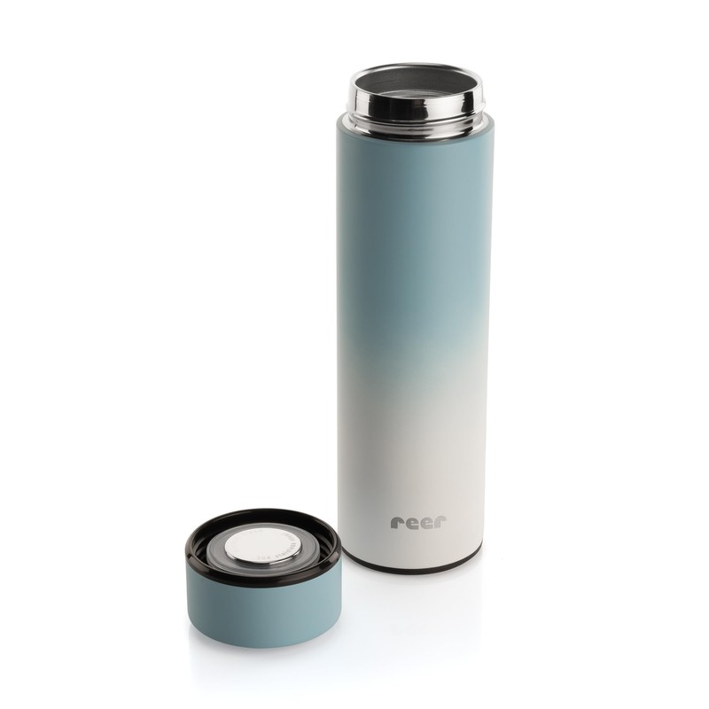 ColourDesign Edelstahl-Isolierflasche, 450ml, blau