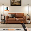 LED Floor Lamp with Table, 25W/3000LM Super Bright Floor Lamp