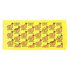 Oekaki-san Series Face Towel, Shrimp Furusan, 100% Cotton