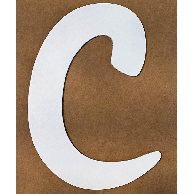 4 Inch Tall Wooden Letter M Unfinished Craft, Wood Alphabet