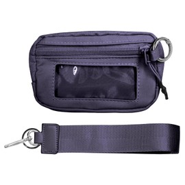 The Iris' Wallet 2nd Gen, The Iris Pouch Wristlet, Wristlet Wallets for Women, Upgrade Iris Wallets For Women, Zippered Card Case With Id Window/Hand Strap, Iris Wallet 2.0, Wristlet Wallet (Purple)