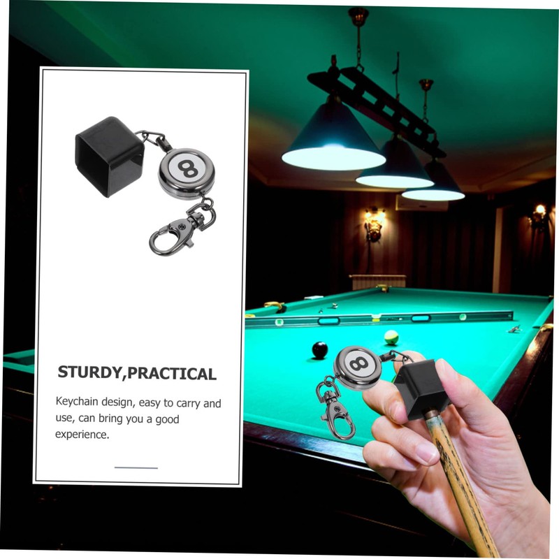Totority Professional Pool Cue Chalk Holder with Protective Cover Durable