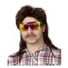 Traqur Mullet Wigs for Men 70s and 80s Theme Party