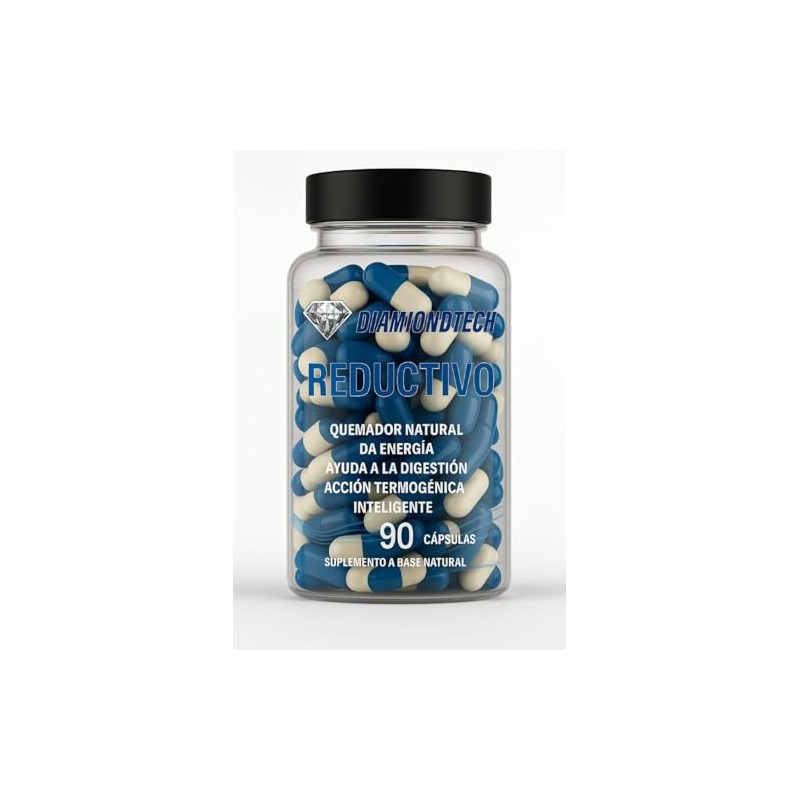 DIAMONDTECH capsulas de acción termogénica con Cafeina y L-Carnitina frasco