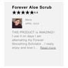 Forever Aloe Scrub - Gentle Exfoliator for Nourishing Skin Care