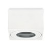 KYOTECH LED Surface-Mounted Spotlight Flat IP44 White Surface-Mounted Ceiling Light
