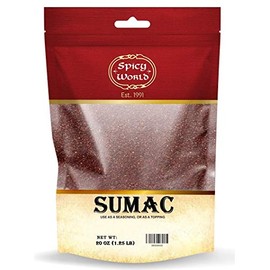Spicy World Ground Sumac Spice 1.25 LB Bulk Bag (20 oz) (1.25 Pound)