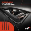 A-Premium 4PCS Front & Rear Window Molding Trim Seal Blet