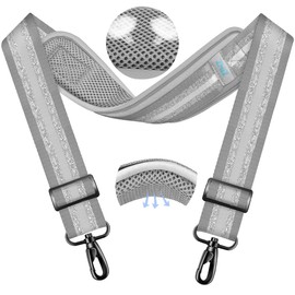 ZINZ 79.5 inch Universal Bag Strap with Ultra Thick, Firm, Breathable Padding, Adjustable, Robust Shoulder Strap for Laptop Bag, Shoulder Bag, Luggage, Camera Bag and More - TH01B04