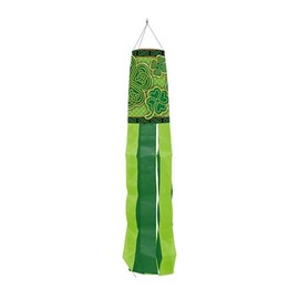 Briarwood Lane Celtic Shamrocks St. Patrick's Day Windsock Irish Clovers 40" L