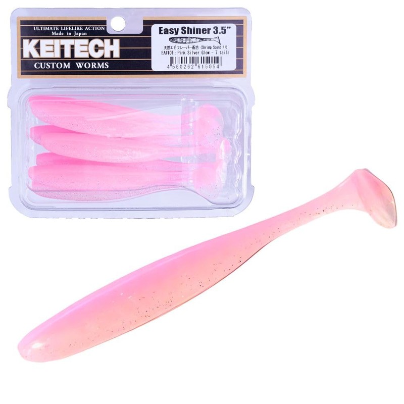 Keitech Easy Shiner 3.5" #424 Lime Shart