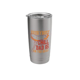 Papa am Grill Master Grill Chef Chef BBQ Father Stainless Steel Insulated Tumbler