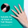 Beetles Kit de Uñas de Gel Transparente, 500 Piezas en