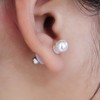 0.28 Inch Silicone Earring Backs Stopper Rings for Piercings, Clear