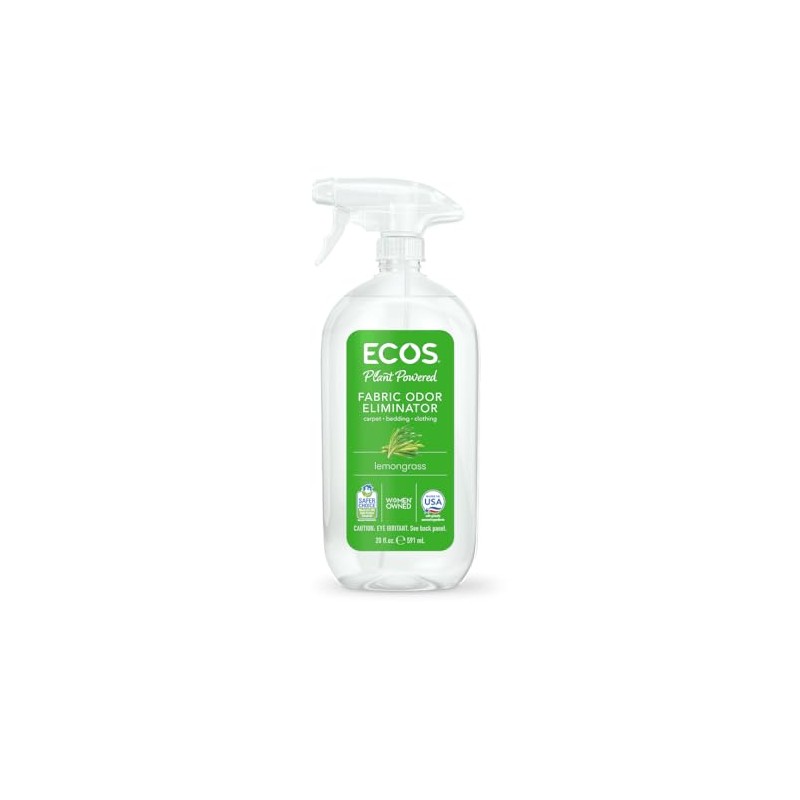 ECOS Breeze Lemongrass Fabric Refresher & Odor Eliminator, 20 fl.