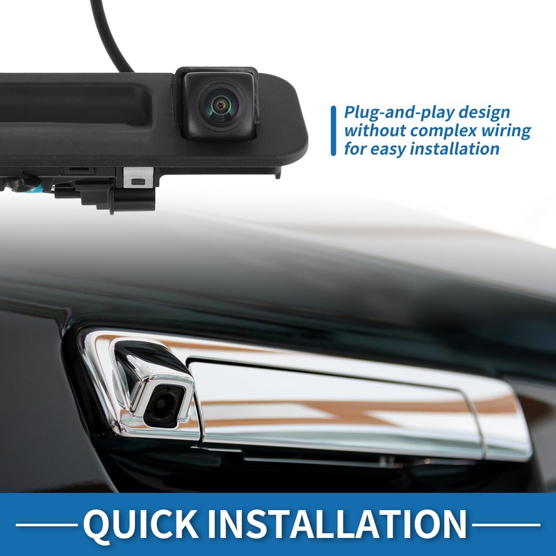 HOPESPANNER Trunk Tailgate Handle Rear View Camera for Hyundai Sonata