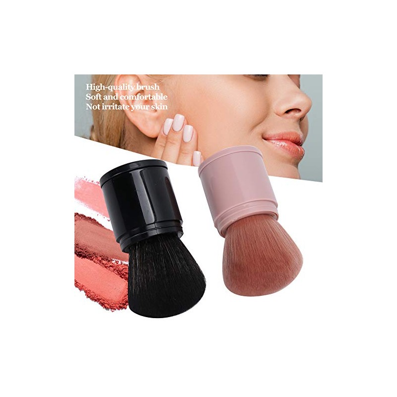 Brocha Rubor Uds Profesional Retráctil Contorno Polvo Cara Maquillaje Suelto
