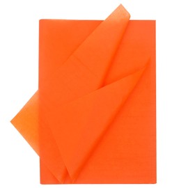 100 Sheets Orange Tissue Paper Gift Wrap, Tissue Paper Used for Gift Wrapping,Birthday Party,Arts Crafts,Size:19.7 x 13.8 Inch (Orange)