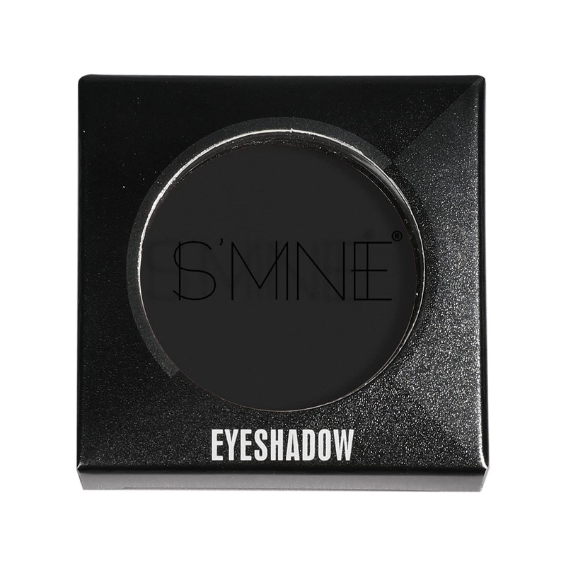 IS'MINE ISMINE Single Black Matte Eyeshadow Powder Palette High Pigment,