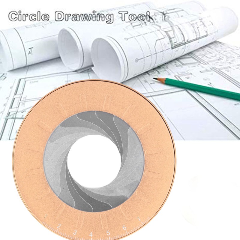 Circle Drawing Maker Adjustable Round Template Ring Scribing Tool with