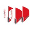 WINMAU Rhino Palladium Red and White Extra Thick Dart Flights