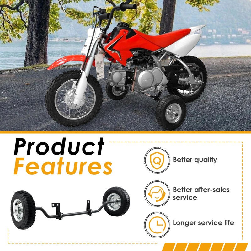 1602-UT-H Bike Training Wheels 8inch Compatible with honda CRF50 XR50