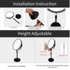 Nicesail 19 Inch Tall Makeup Mirror with 10X Magnification, 8