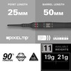 Target Darts Scope Soft Darts, 90% Tungsten Dart Set, Barrel