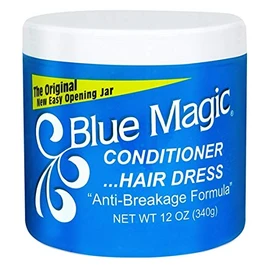 Blue Magic Conditioner Hairdress 12 Ounce Jar (354ml) (2 Pack)