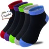 Tsmollyu Boys Socks 25 Pairs Kids Low Cut Ankle Sock