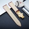 BINLUN Genuine Calfskin Leather Watch Bands Replacement Alligator Strap for