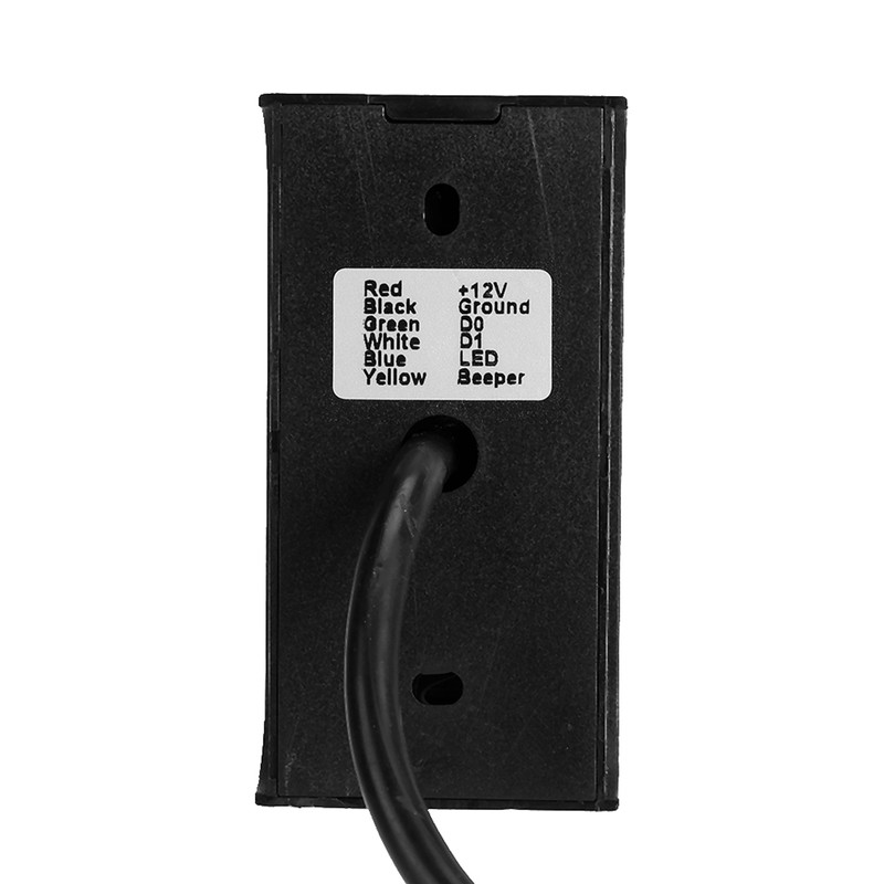R1 Waterproof Wiegand 26/34 Door Entry Access Control Card ReaderID