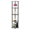 Furinno Furinno Turn-N-Tube 5 Tier Corner Display Rack Multipurpose Shelving