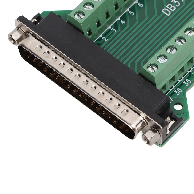 DB37 Breakout Connector Terminal Board Straight PCB Insulated Anti Interference